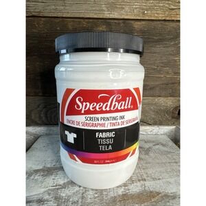 Speedball Fabric Screen Printing‎ Ink White 32oz Quart | MSRP = $39